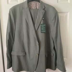 Ralph Lauren Sage Linen Suit
